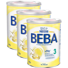 【含税直邮】Nestlé 雀巢 BEBA 婴儿奶粉 3段(适用于10月以上婴儿)，3罐装(3 x 800g)