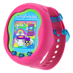 【含税直邮】BANDAI Tamagotchi Uni 虚拟宠物 粉色款式 互动功能丰富 适合6岁及以上儿童