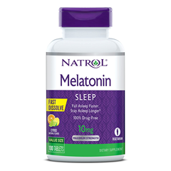 【含税直邮】Natrol 草本和营养睡眠补充剂 睡眠支持 100片瓶 柑橘味