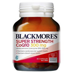 Blackmores 澳佳宝超强 CoQ10 300mg 心脏健康维生素 30片