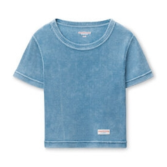 Alexander Wang 牛仔风罗纹T恤