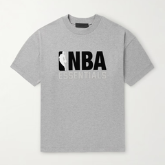 FEAR OF GOD ESSENTIALS x NBA 灰色T恤