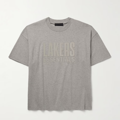 FEAR OF GOD ESSENTIALS x NBA 湖人队灰色T恤