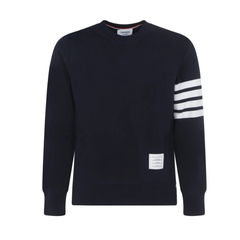 Thom Browne 经典 4 条纹圆领卫衣