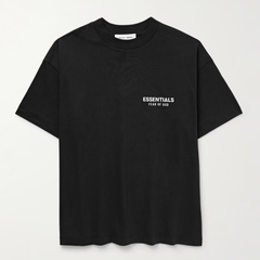 FEAR OF GOD ESSENTIALS 黑色字母徽标T恤