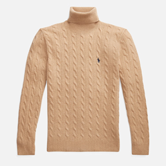 POLO RALPH LAUREN 拉夫劳伦驼色高领毛衫